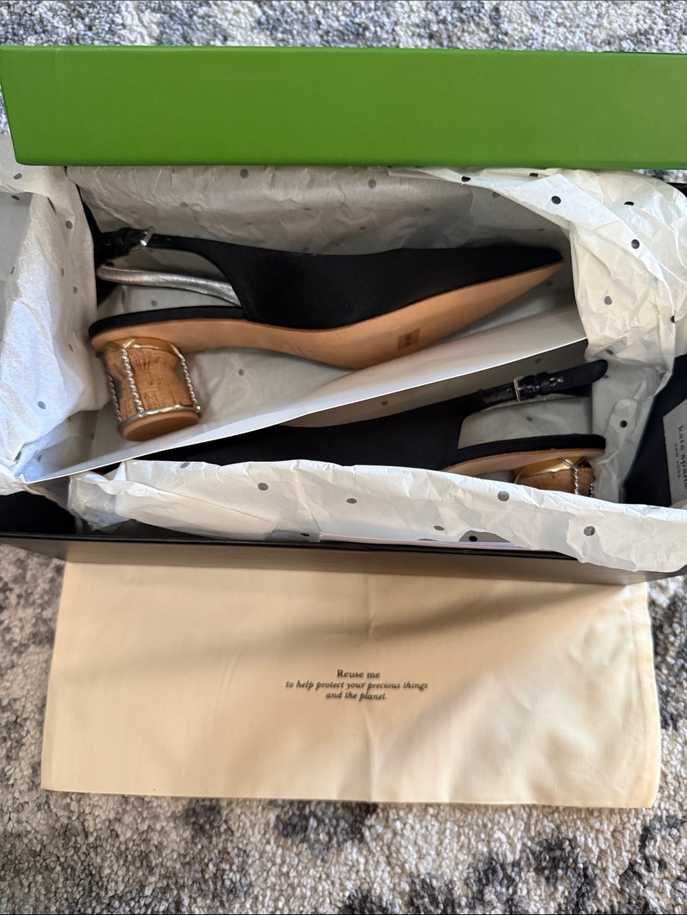 Kate Spade - Soiree Slingback Pumps 6.5 - Picture 7 of 7